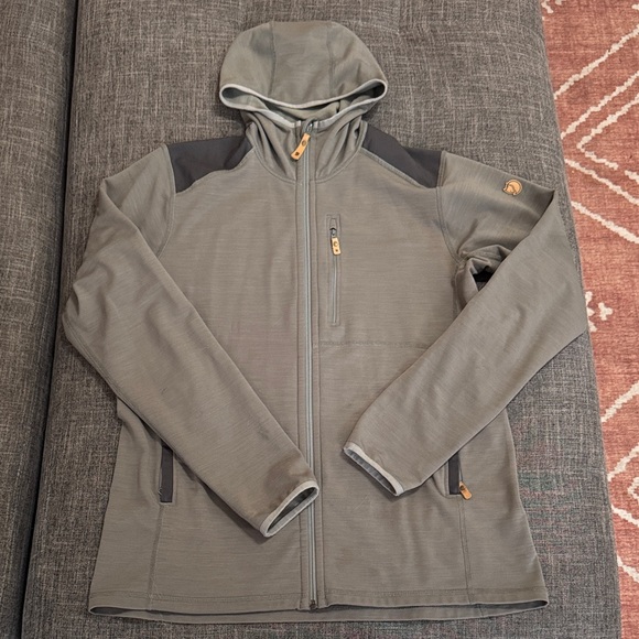 Fjällräven Keb Fleece Hoodie – Men’s Large – Gray